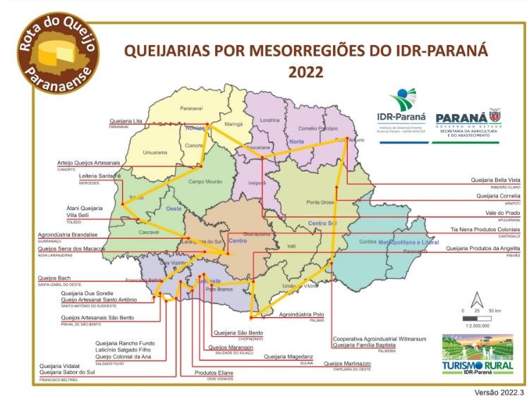 Rota do queijo conta com três propriedades da Cantu