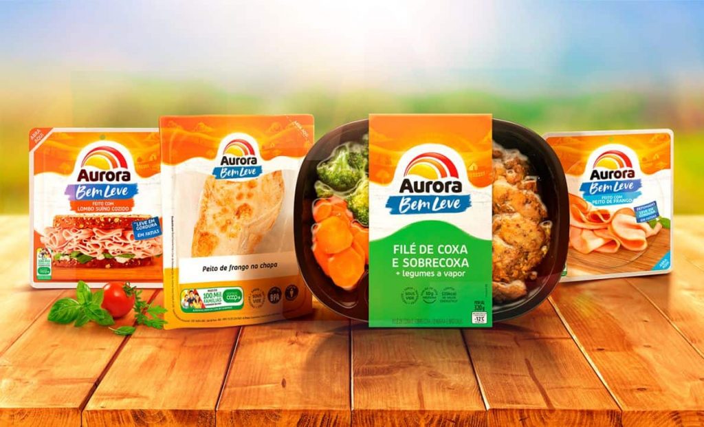 Aurora Bem Leve Família produtos. (Crédito: Divulgação Aurora Coop).