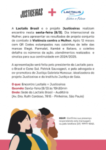 1 A Lactalis Brasil e o projeto Justiceiras