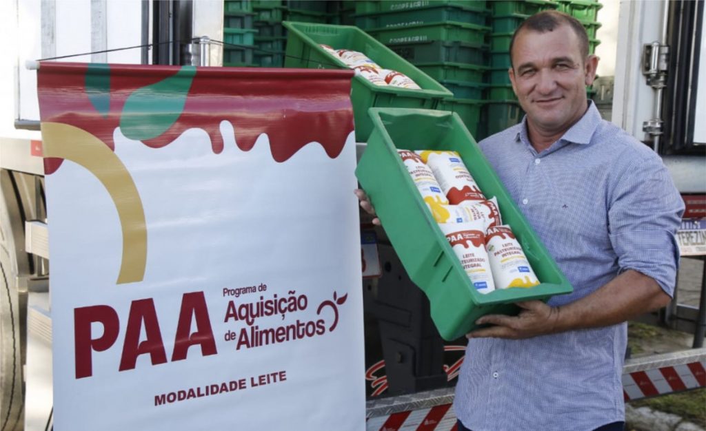 Carlos José Soares, fornecedor do leite para o programa / Foto: Vieira Neto