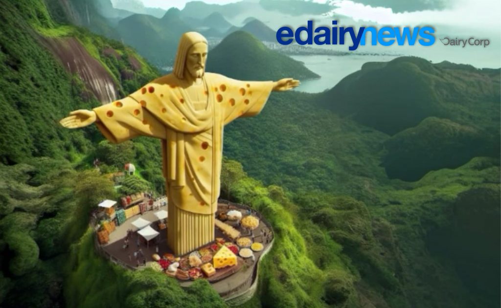 O Brasil, em 2022, atingiu 885.000 toneladas métricas entre vários tipos de queijos tropicais e europeus.