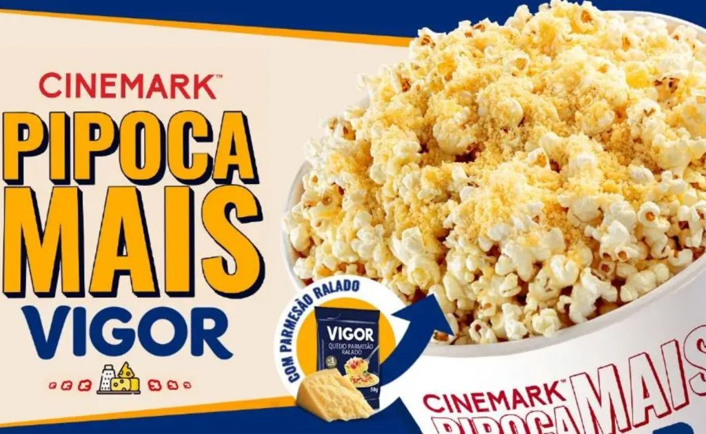 Cinemark. Sempre buscamos novas formas de melhorar a experiência dos nossos consumidores e acreditamos que esta parceria é uma ótima maneira de levar novos sabores para os amantes de queijo.