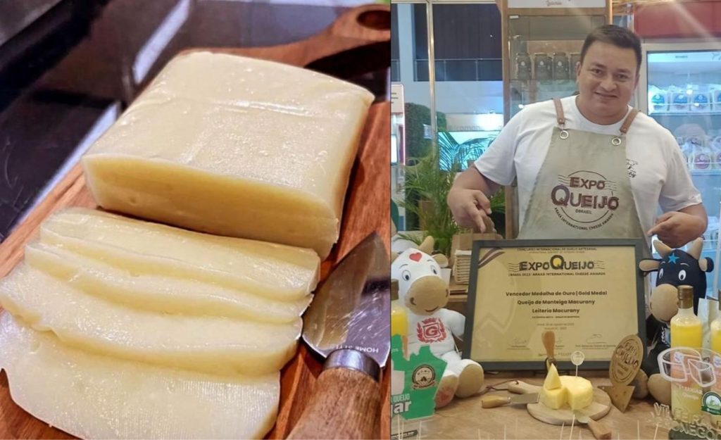 Leiteria , a empresa venceu a medalha de prata na categoria ‘Queijo de Manteiga” com um queijo produzido com leite de búfala.