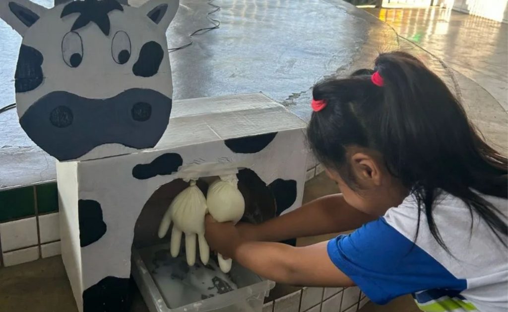 É muito importante que os alunos, pais e cuidadores tenham ciência da importância dos nutrientes contidos no leite, nas carnes e ovos para uma boa saúde.