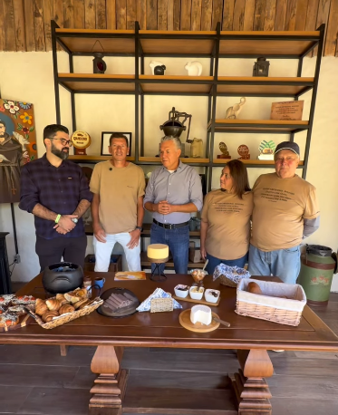 Itamonte celebra valorizacao do queijo artesanal com visita do deputado federal Ze Silva