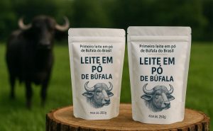 Primeiro leite em pó de búfala do Brasil é lançado durante a MegaLeite 2025 Foto: Compre Rural