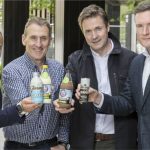 (Da esquerda para a direita) Andrew Bourg, diretor da Kerga e cofundador da Development Capital; Alan Cunningham, CEO da Kerga e da Nomadic Foods; Hilliard Lombard, presidente da Kerga e cofundador da BiaVest; e Warren Codd, diretor da Kerga e da BiaVest. Crédito: Kerga