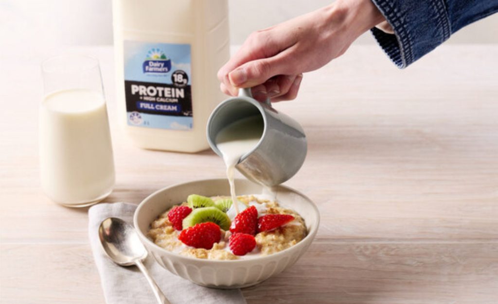 Cada porção de 300 ml do novo leite contém 18g de proteína láctea de alta qualidade, o maior índice entre os leites disponíveis no mercado australiano.