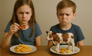 Crianças nos EUA acham que bacon vem de planta e vaca não é comestível. Alimento