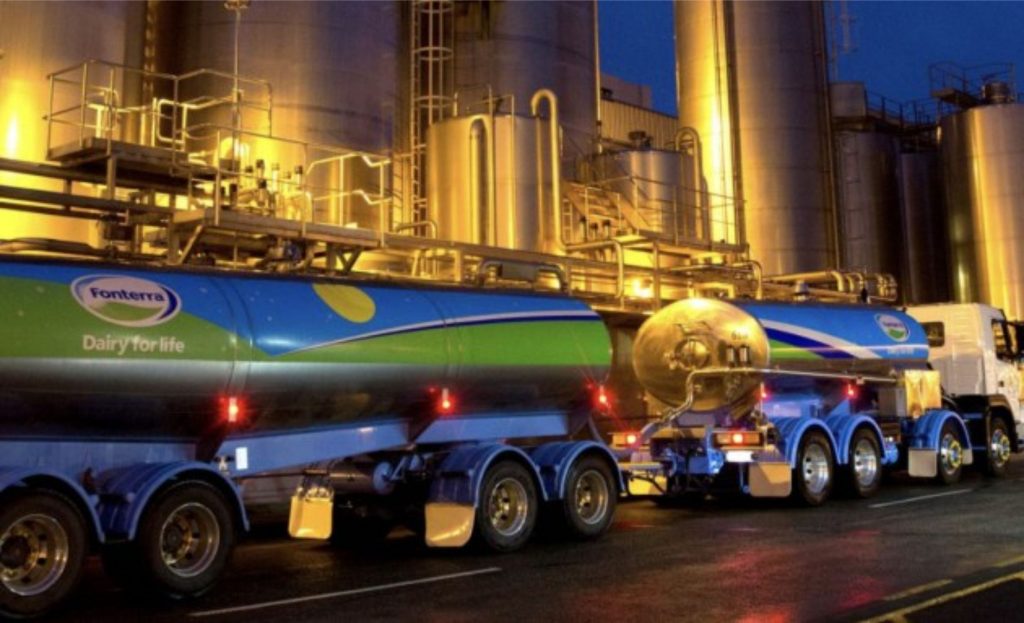 Fonterra. A confirmação da parceria não foi oficialmente reconhecida pela FrieslandCampina