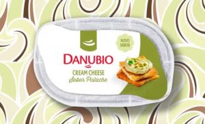 Inovação nas gôndolas: Danubio apresenta cream cheese pistache com menos calorias.