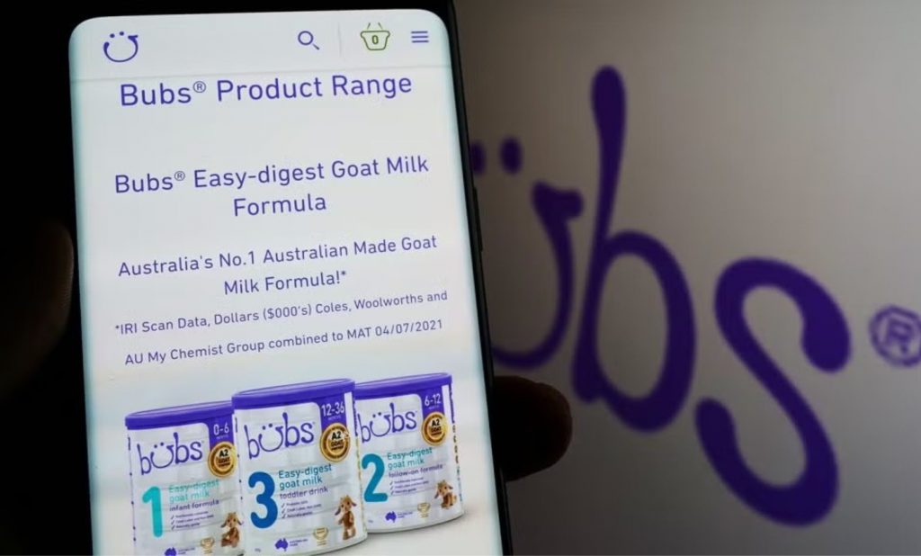 Fórmula infantil premium eleva vendas da Bubs 🚀