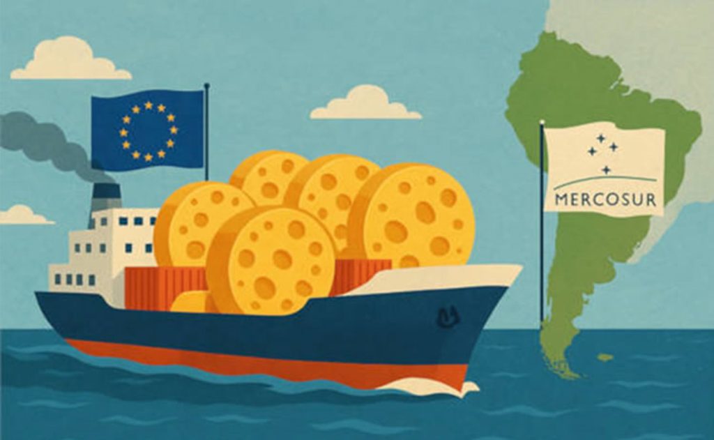 União Europeia aposta no acordo UE-Mercosul para expandir lácteos 🌐