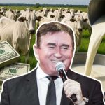 🥛 Cantor administra 20 mil bois e produz 17 mil litros de leite diários. Amado Batista