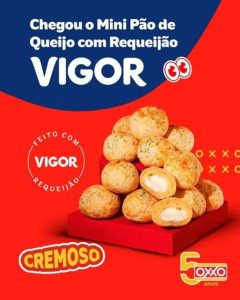 ☕ Tradição e inovação: OXXO e Vigor unem forças em novo pão de queijo