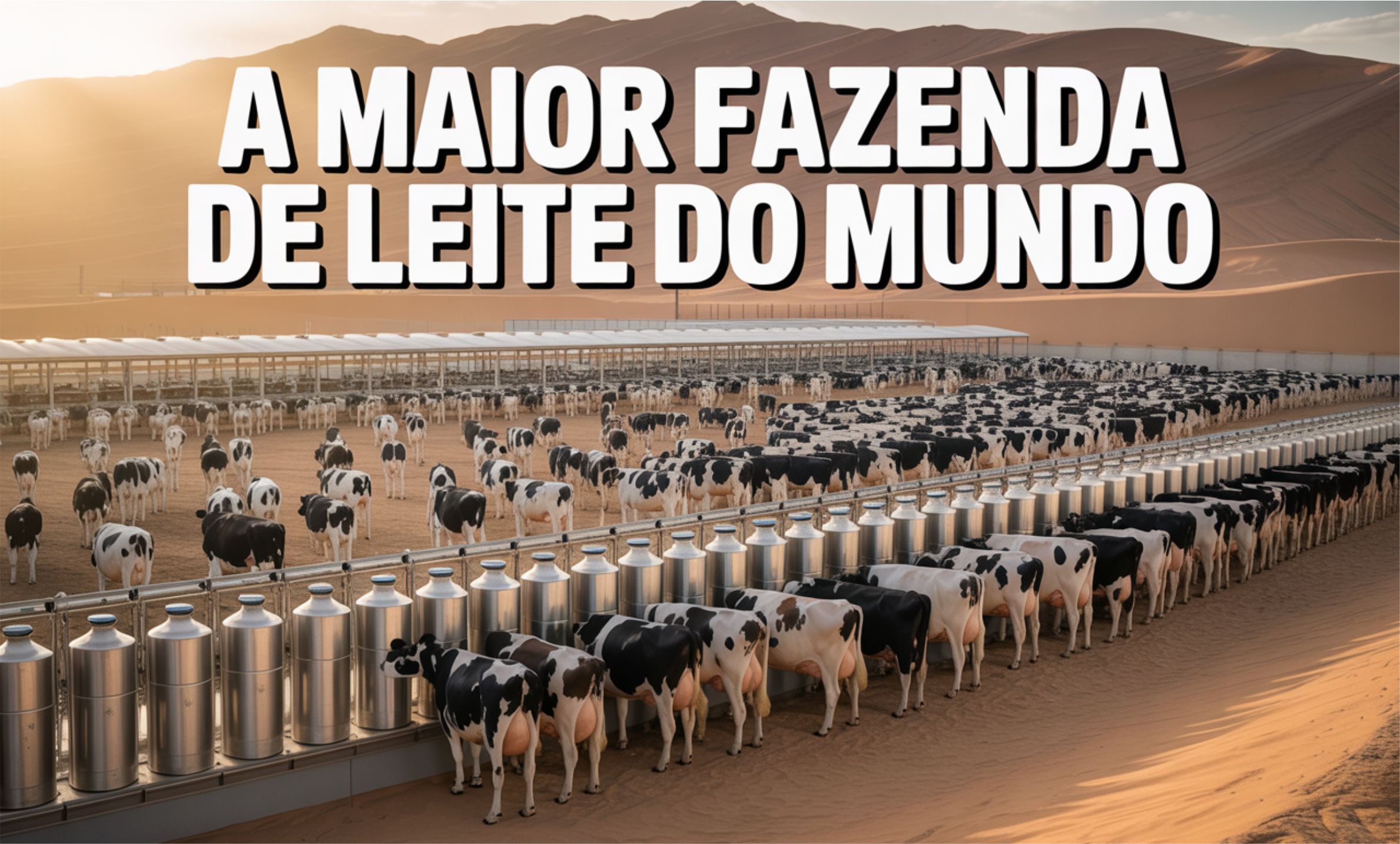 🏜️ Al Safi, a fazenda que fez o deserto produzir leite