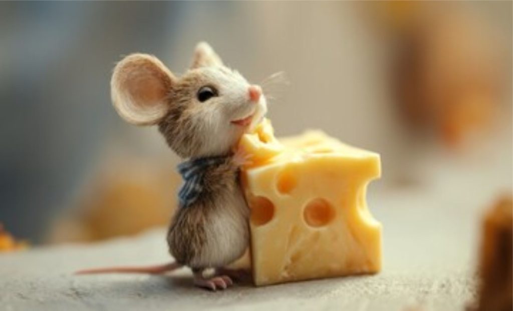🧀 A imagem do ratinho correndo para o queijo é irresistível, mas não combina com o que estudos mostram sobre as preferências desses animais.