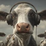 🎧 Canções calmas ajudaram a elevar a produção de leite, segundo experimento científico curioso e pouco convencional.