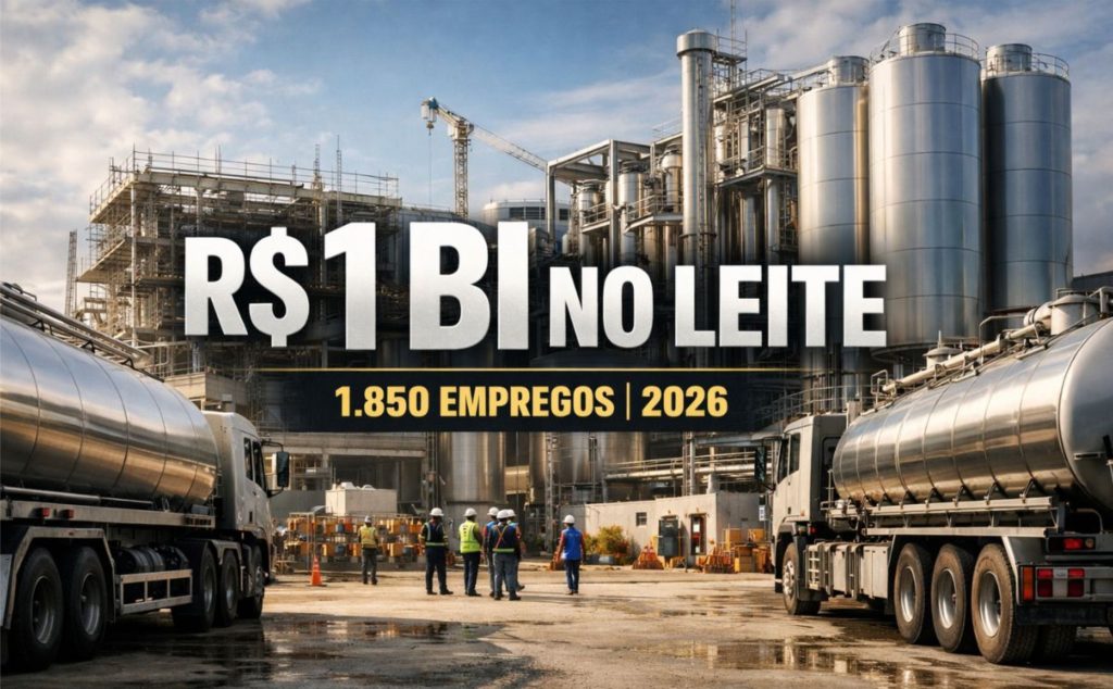 Com foco em soro de leite, projeto industrial eleva padrão tecnológico da cadeia láctea 🏭