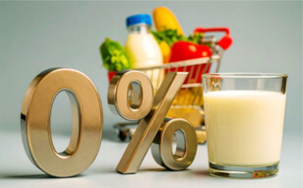 Zero. Leite e manteiga entram na Cesta Básica Nacional sem tributos 🧾