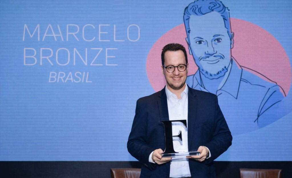 marketing. Marcelo Bronze após destaque entre os principais CMOs do país.