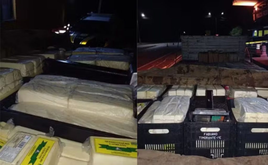 ⚠️ Além do queijo coalho, manteiga e requeijão também estavam irregulares no caminhão.