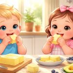 O consumo de manteiga pura por bebês ganhou visibilidade online e abriu um debate entre nutrição natural e segurança alimentar.