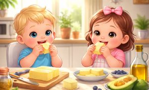 O consumo de manteiga pura por bebês ganhou visibilidade online e abriu um debate entre nutrição natural e segurança alimentar.