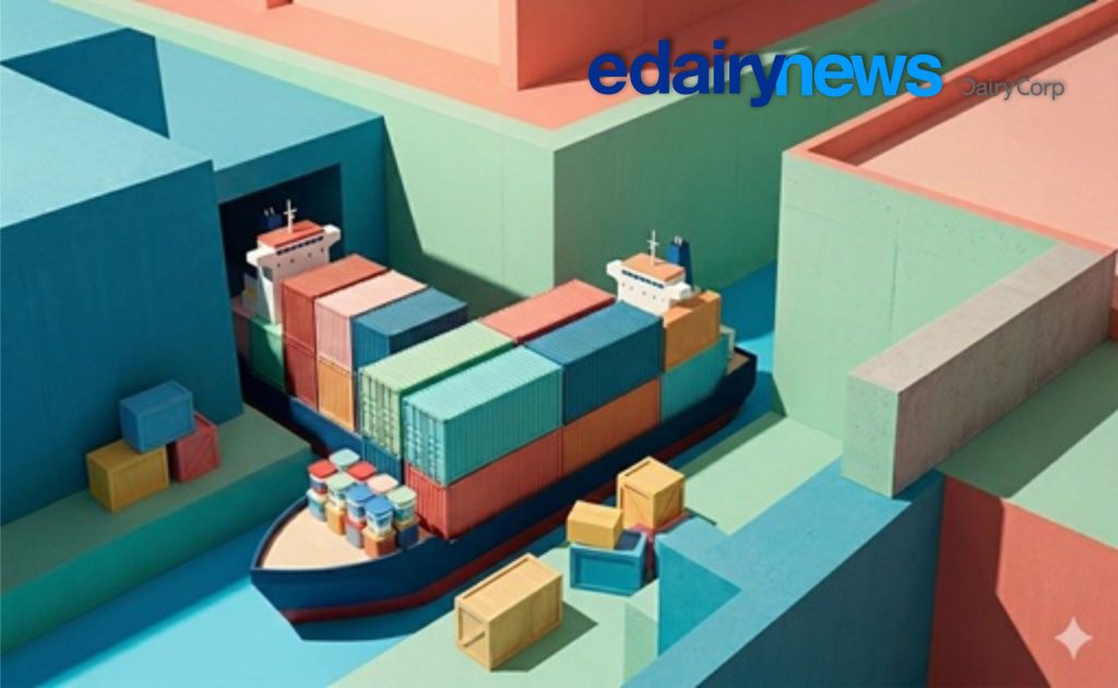 Fonterra crise em Ormuz atinge exportações lácteas