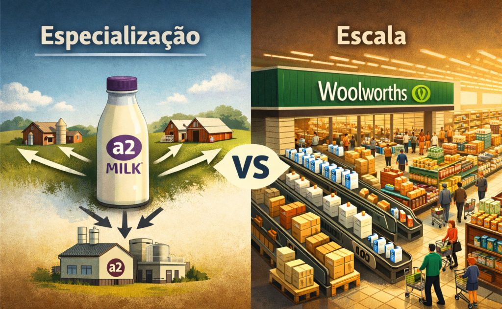 🛒 Varejo dominante e nicho funcional moldam decisões no setor