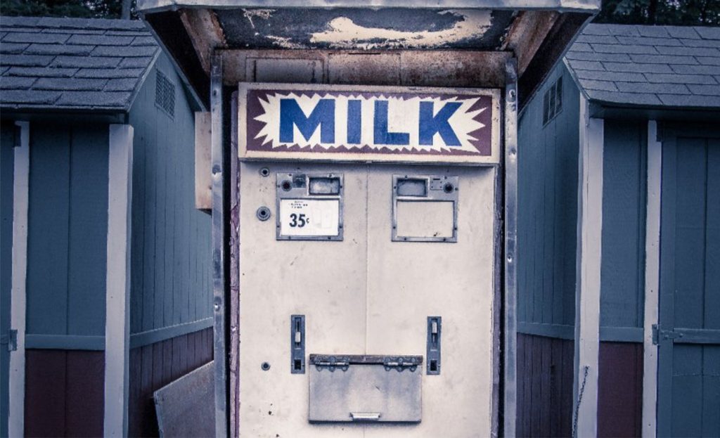 🥛 Um mapa na Irlanda mostra onde comprar leite direto da fazenda. Imagine isso espalhado pelo Brasil.