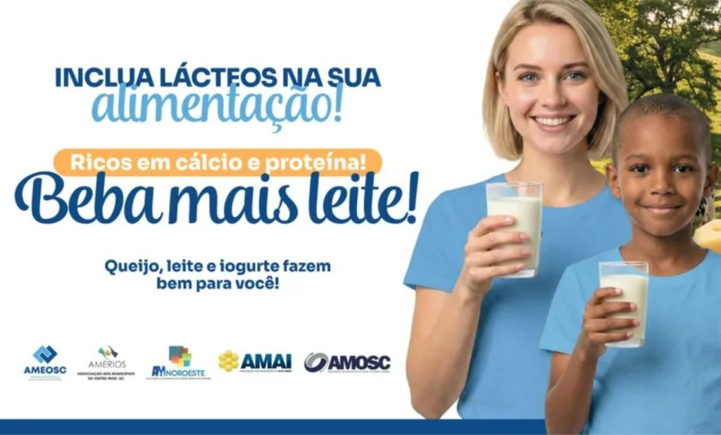 Iniciativa regional aposta no consumo de lácteos como ferramenta para fortalecer a cadeia do leite. 🧀 Campanha