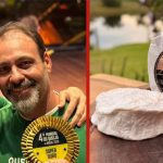 Queijos artesanais de MT somam 29 medalhas em SP Entre os premiados estão os produtores Larissa Alves Berté Barbosa e Silas Vicente Barbosa Júnior, que conquistaram medalha SuperOuro com o queijo Diamante e com a manteiga com trufas negras. — Foto: Reprodução- Quinta Da Cartucheira