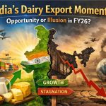 Exportações de lácteos da Índia: oportunidade ou ilusão? Índia avança em lácteos, mas segue distante do valor global 💰