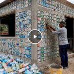 Casa feita com 4 mil caixas de leite? A resposta surpreendeu até engenheiros 💡 O que parecia apenas lixo acabou ganhando um papel inesperado na construção de uma casa de dois cômodos.