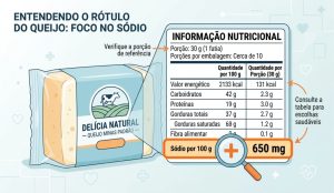 🛒 Antes de escolher um queijo pela aparência, existe uma informação na embalagem que pode mudar completamente a comparação.