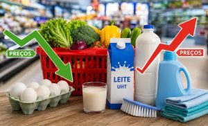 Levantamento nacional mostra que a desaceleração da inflação não chegou igual a todas as categorias de consumo 🥛