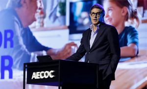 O presidente da Danone na EMEA, Pablo Perversi, durante o 41º Congresso Aecoc de Grande Consumo.