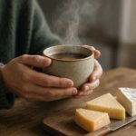 Por que queijo e café aparecem no mapa genético da inteligência O gesto rápido do café e o queijo à mesa ilustram hábitos cotidianos que o estudo genético associou, só em médias de grupo, a escores de inteligência, sem qualquer relação causal provada para a pessoa
