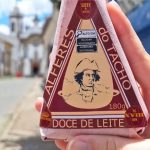 Doce de leite artesanal de São João del Rei é eleito o melhor do Brasil Doce de leite em barra Alferes do Tacho, produzido em São João del Rei — Foto: Divulgação