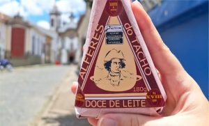 Doce de leite em barra Alferes do Tacho, produzido em São João del Rei — Foto: Divulgação